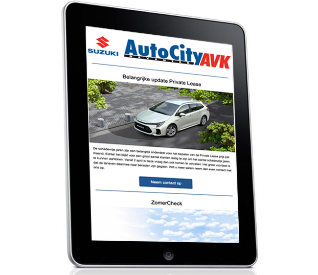 Nieuwsbrief AutoCity AVK Suzuki